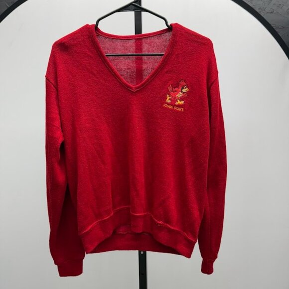 Sweaters - Vintage Iowa State Cyclones V-Neck Sweater